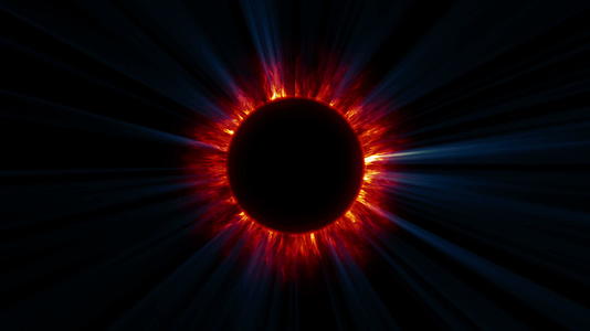 太阳点火抽象冠状体视频的预览图