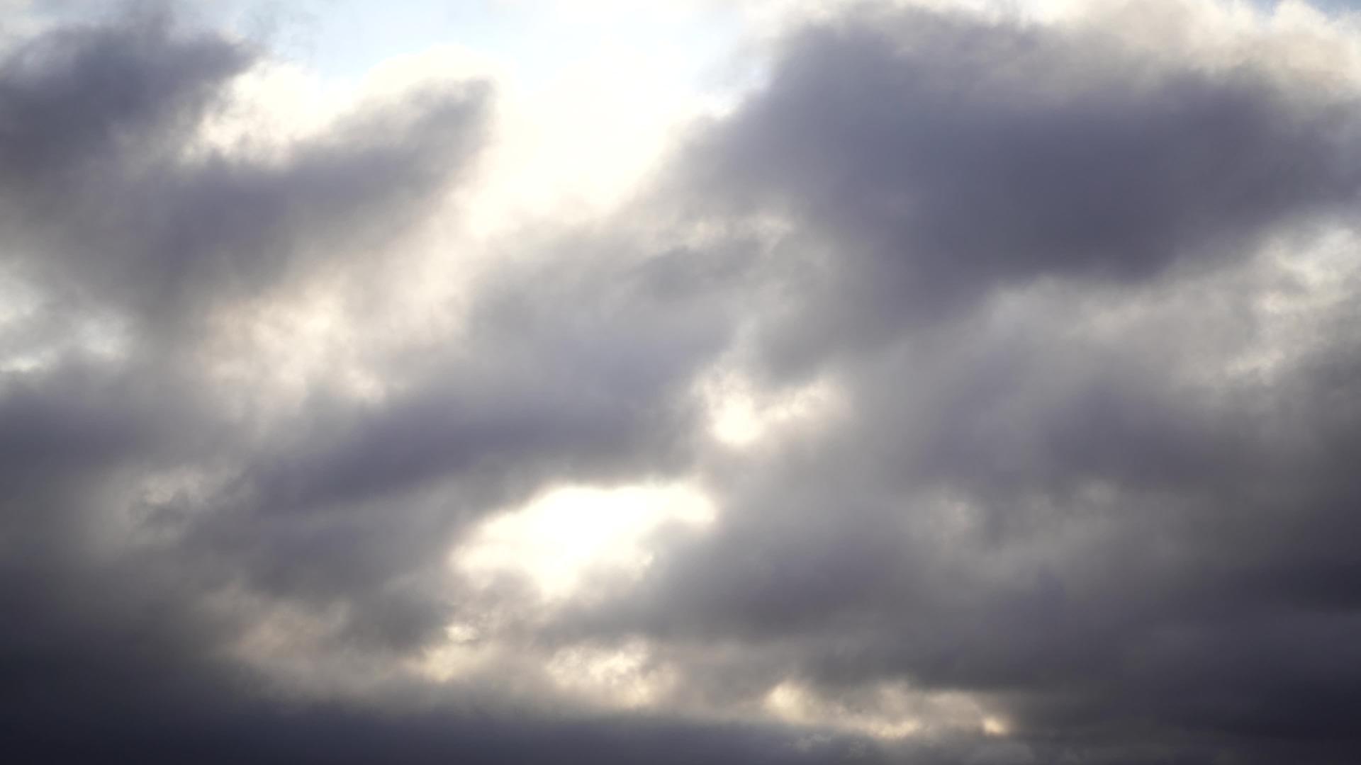 天空和云层的自然背景视频的预览图