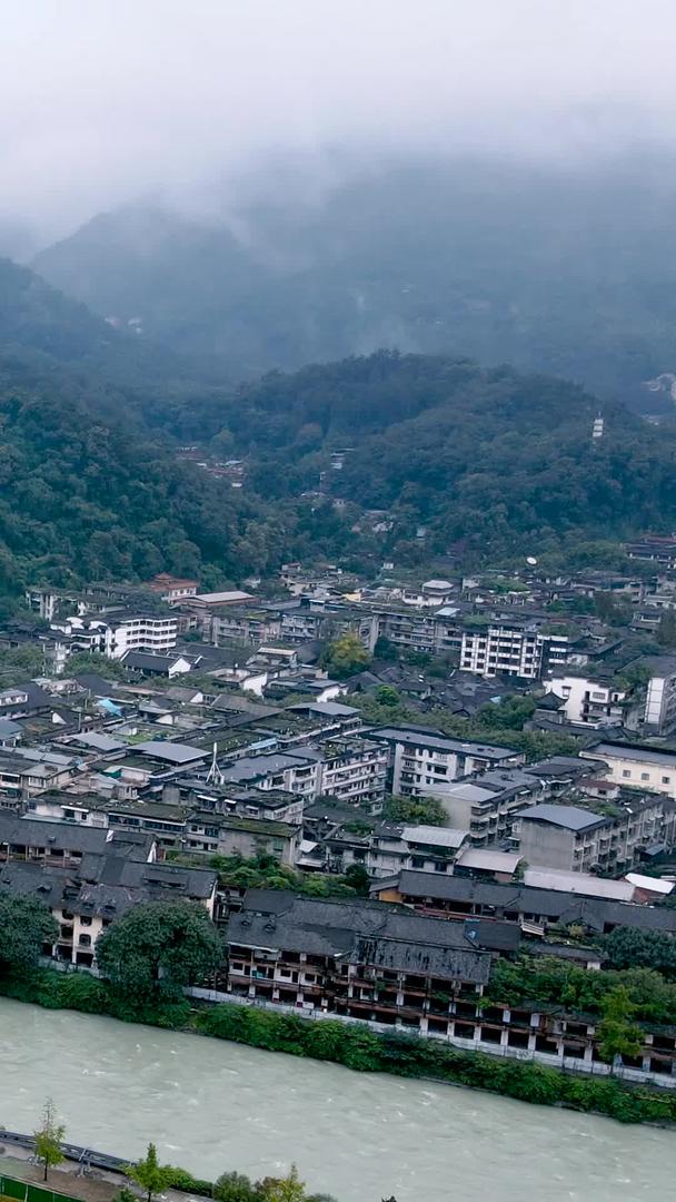 四川五A风景区青城山自然风景景色视频素材视频的预览图