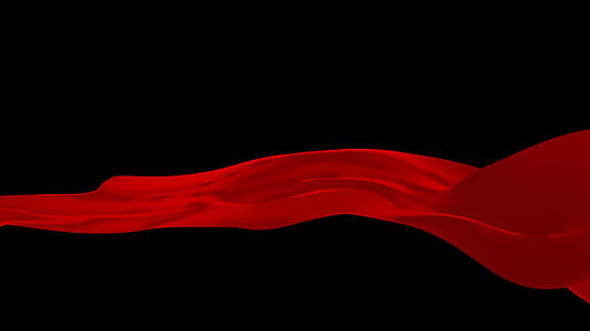 红色丝绸飘带常用党政视频素材视频的预览图
