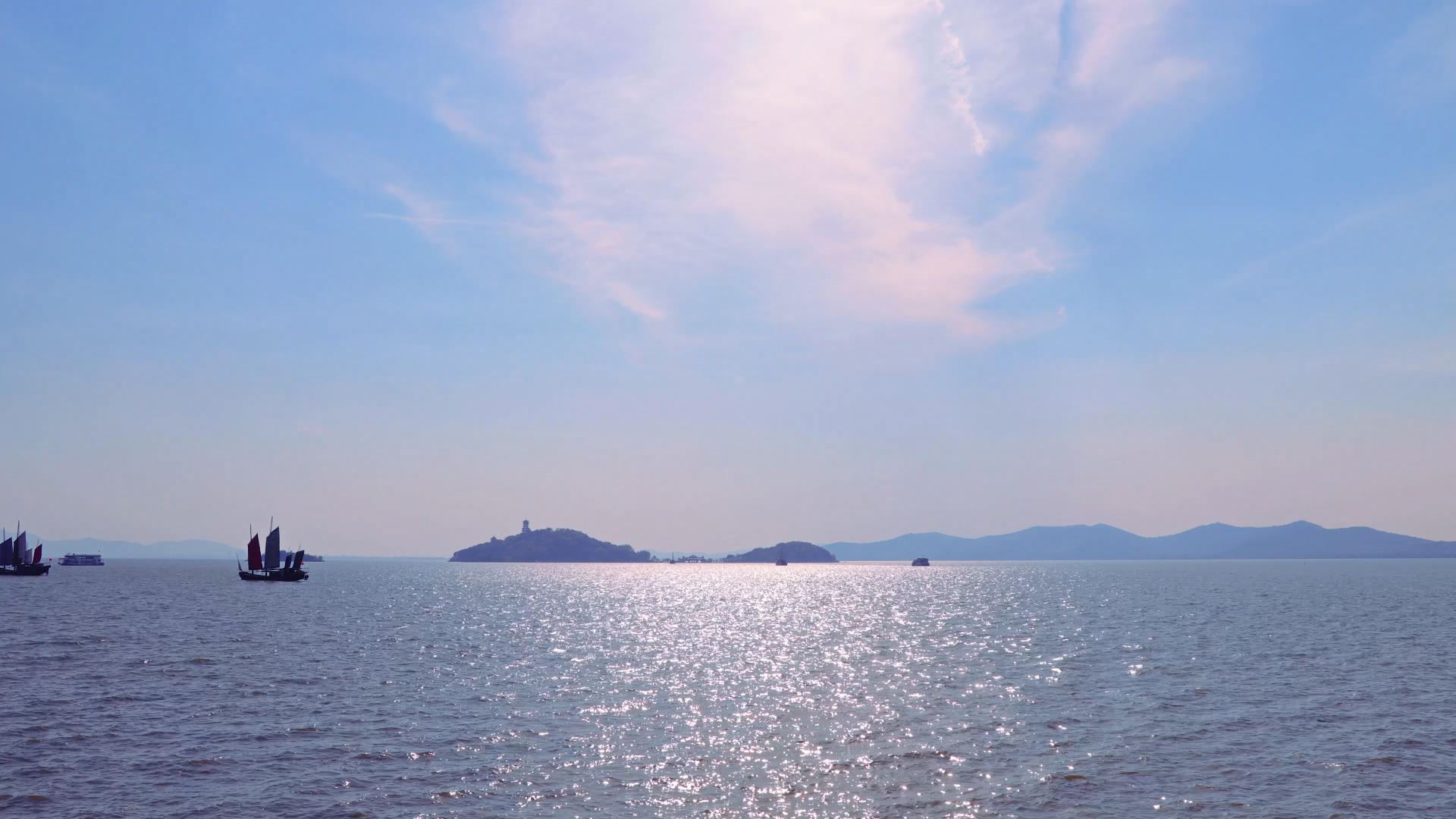 太湖鼋头渚延时视频视频的预览图