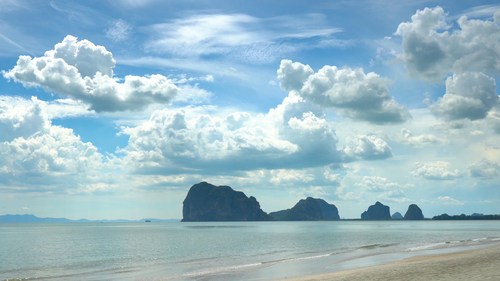 泰国海岛喀斯特地貌延时4K视频的预览图