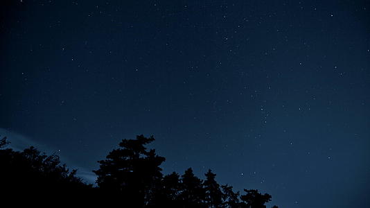 夜空和许多恒星的时空折叠视频的预览图
