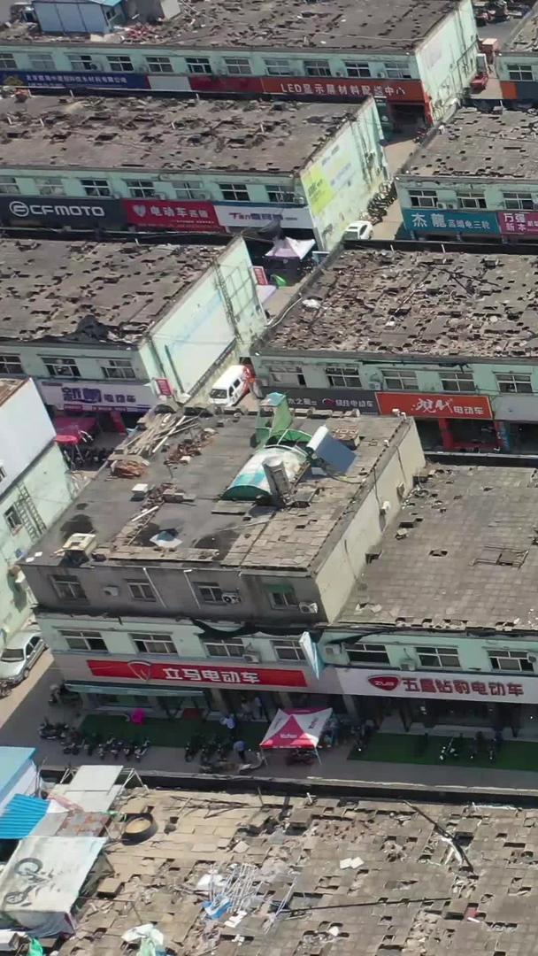 武汉最大的无人机航拍农贸批发市场视频的预览图