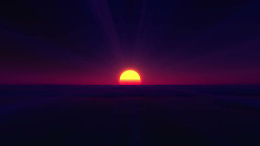 云上大太阳的日出视频的预览图