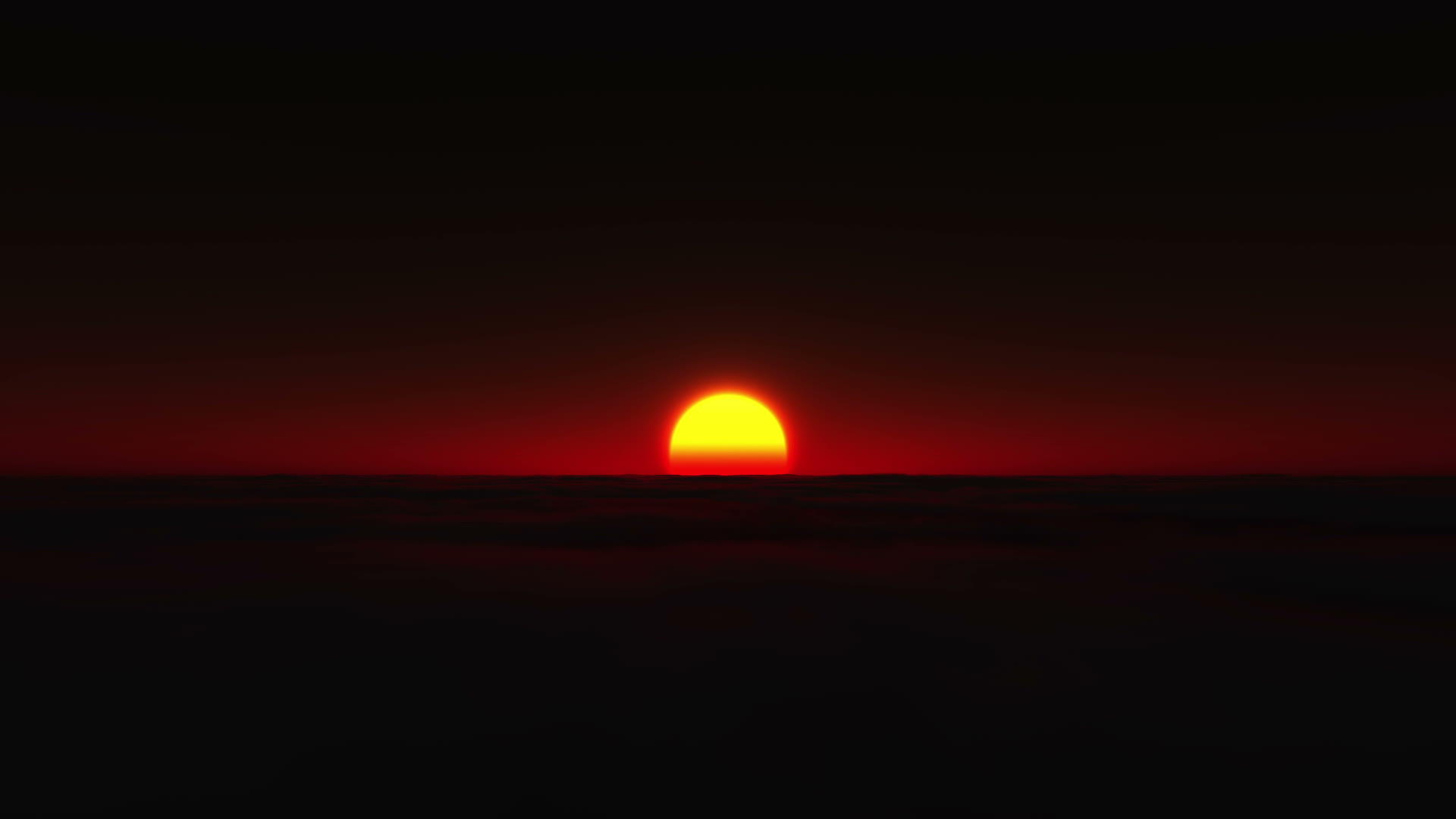 云上大太阳的日出视频的预览图