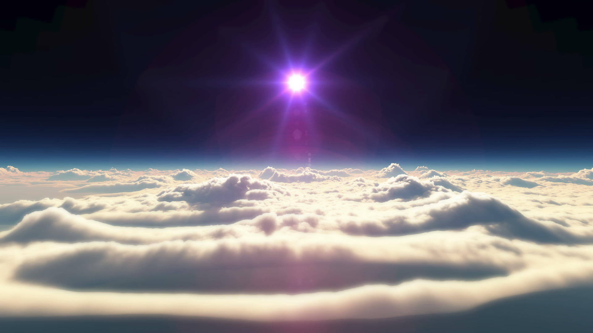 云顶高云层日落4k视频的预览图