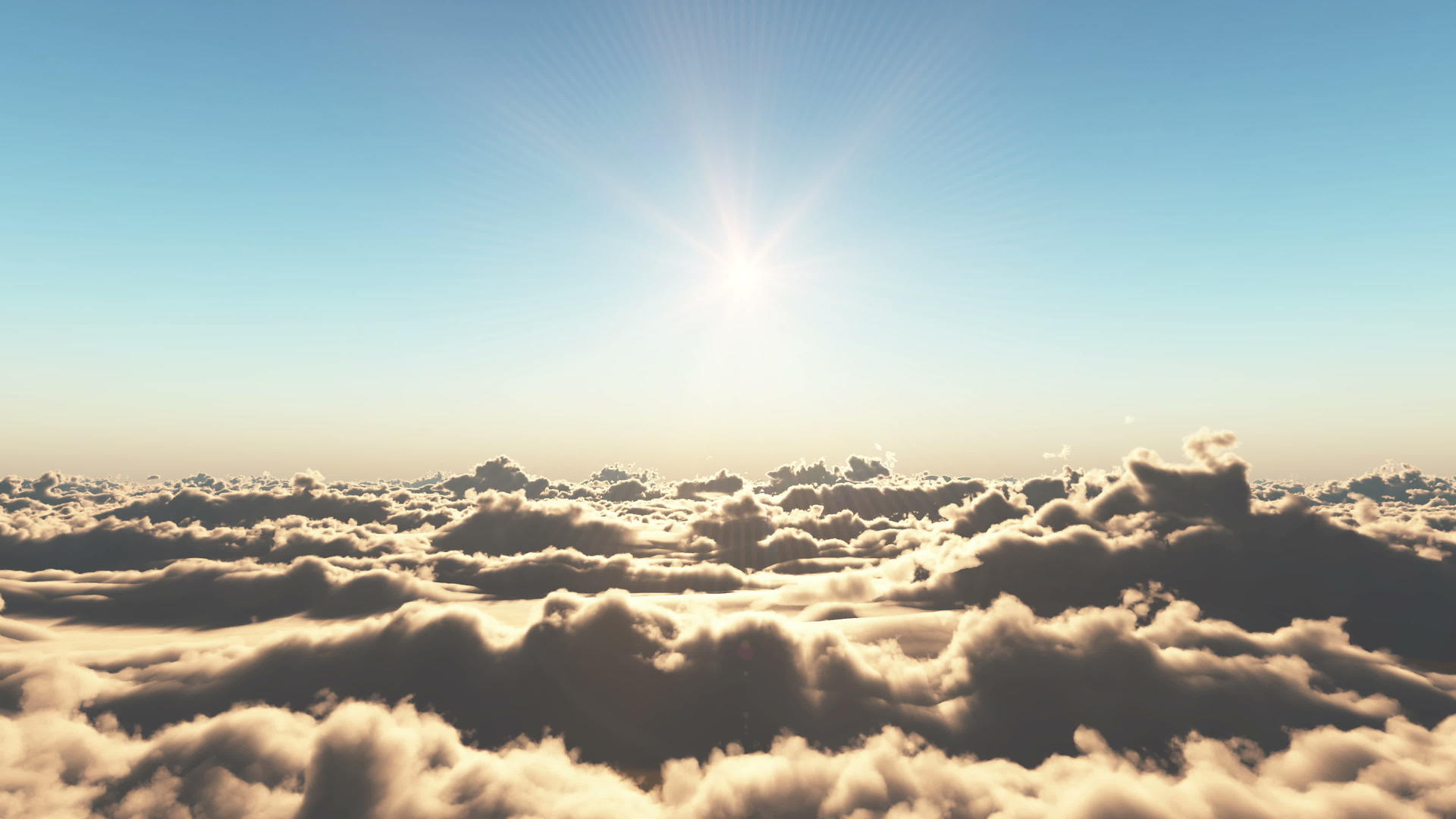 日落4公里在云上飞翔视频的预览图