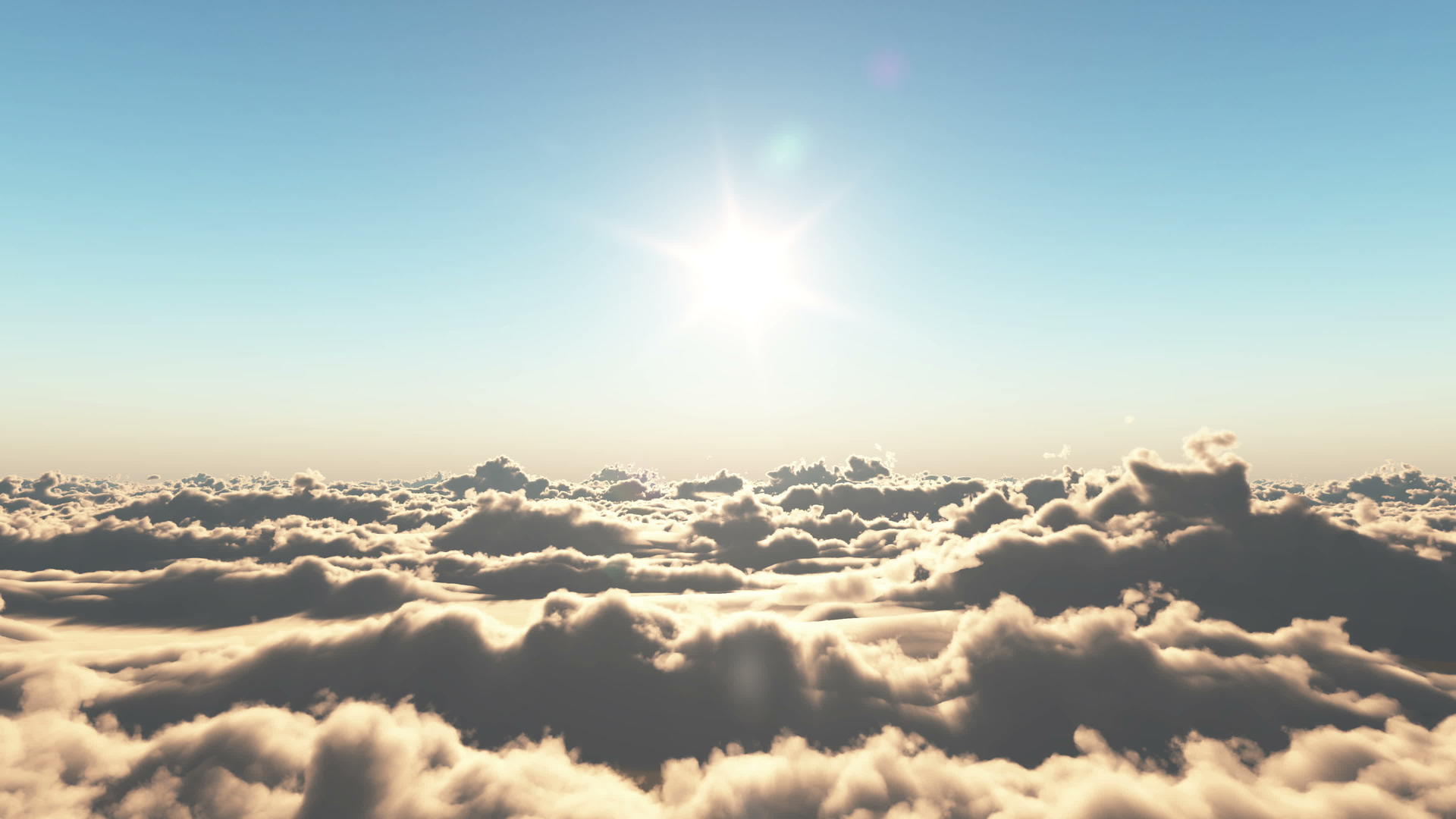 日落4公里在云上飞翔视频的预览图