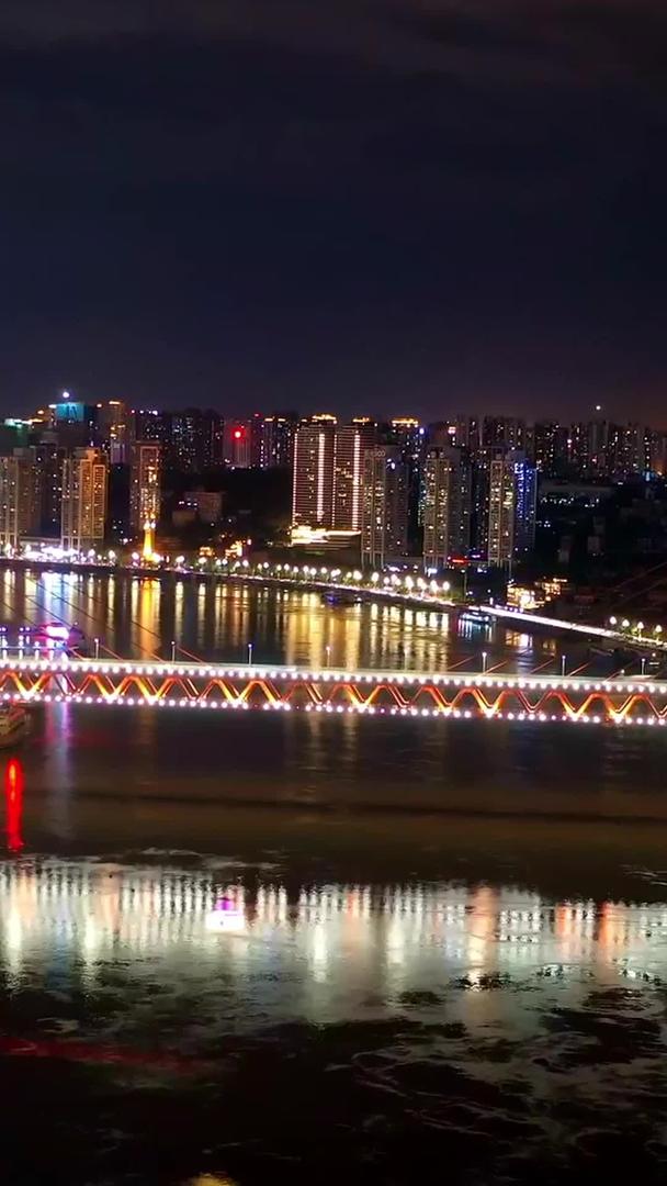 长江大桥东水门航拍延迟视频的预览图
