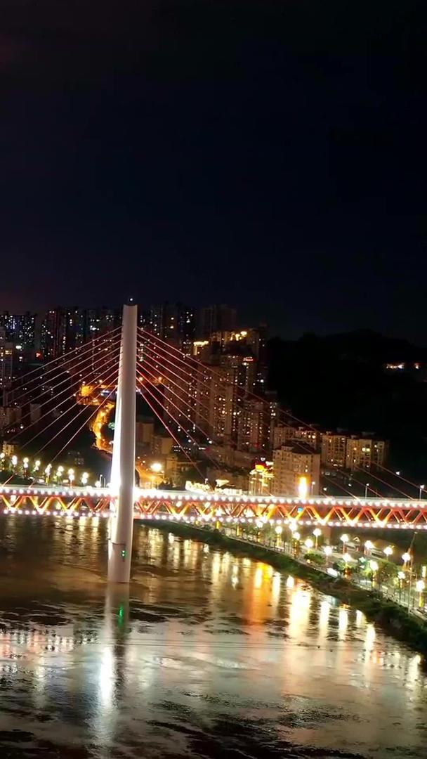 长江大桥东水门航拍延迟视频的预览图