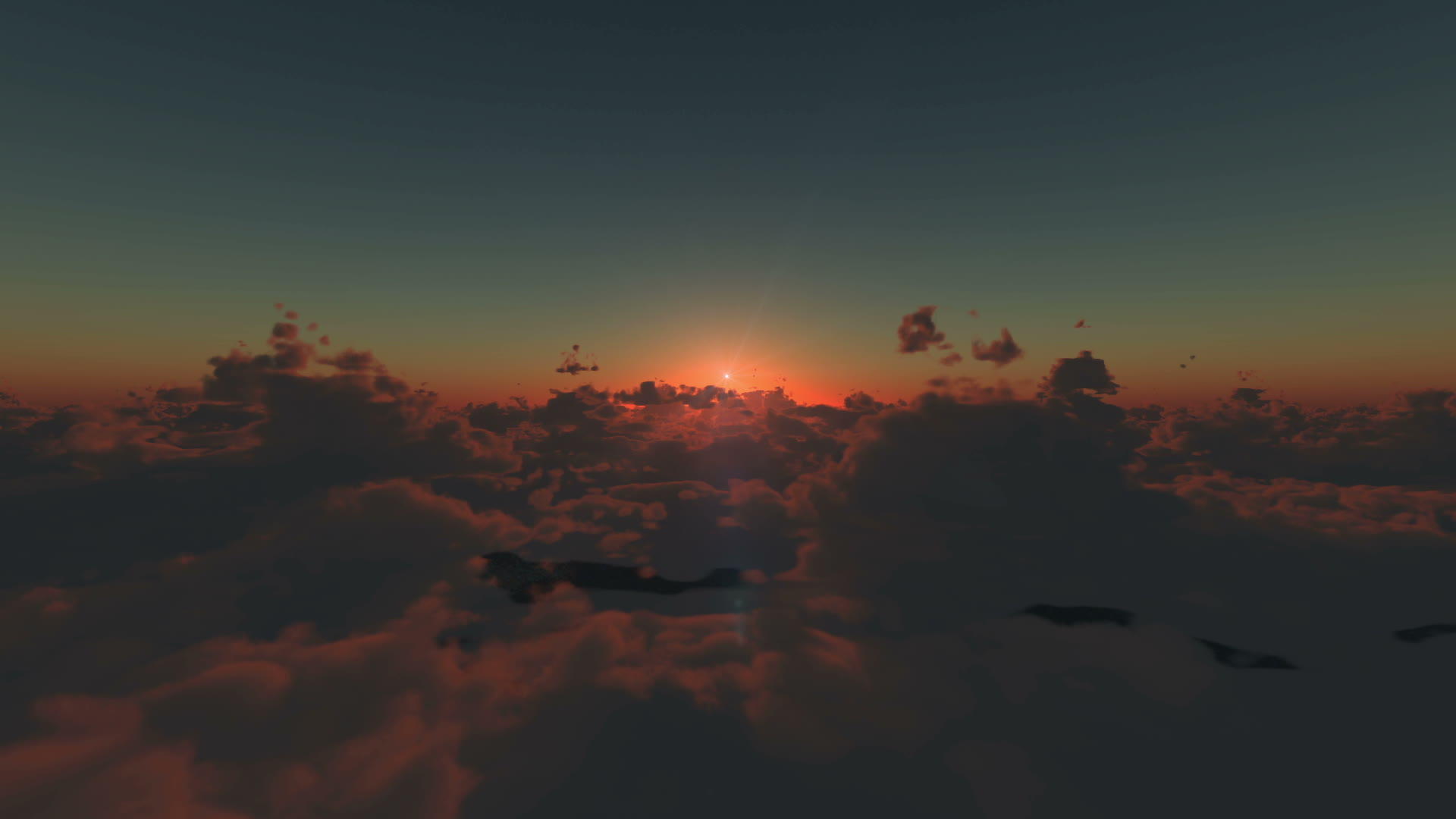 日出光在云上飞翔视频的预览图