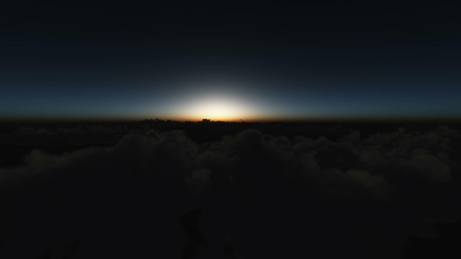 在日出的云端飞翔视频的预览图