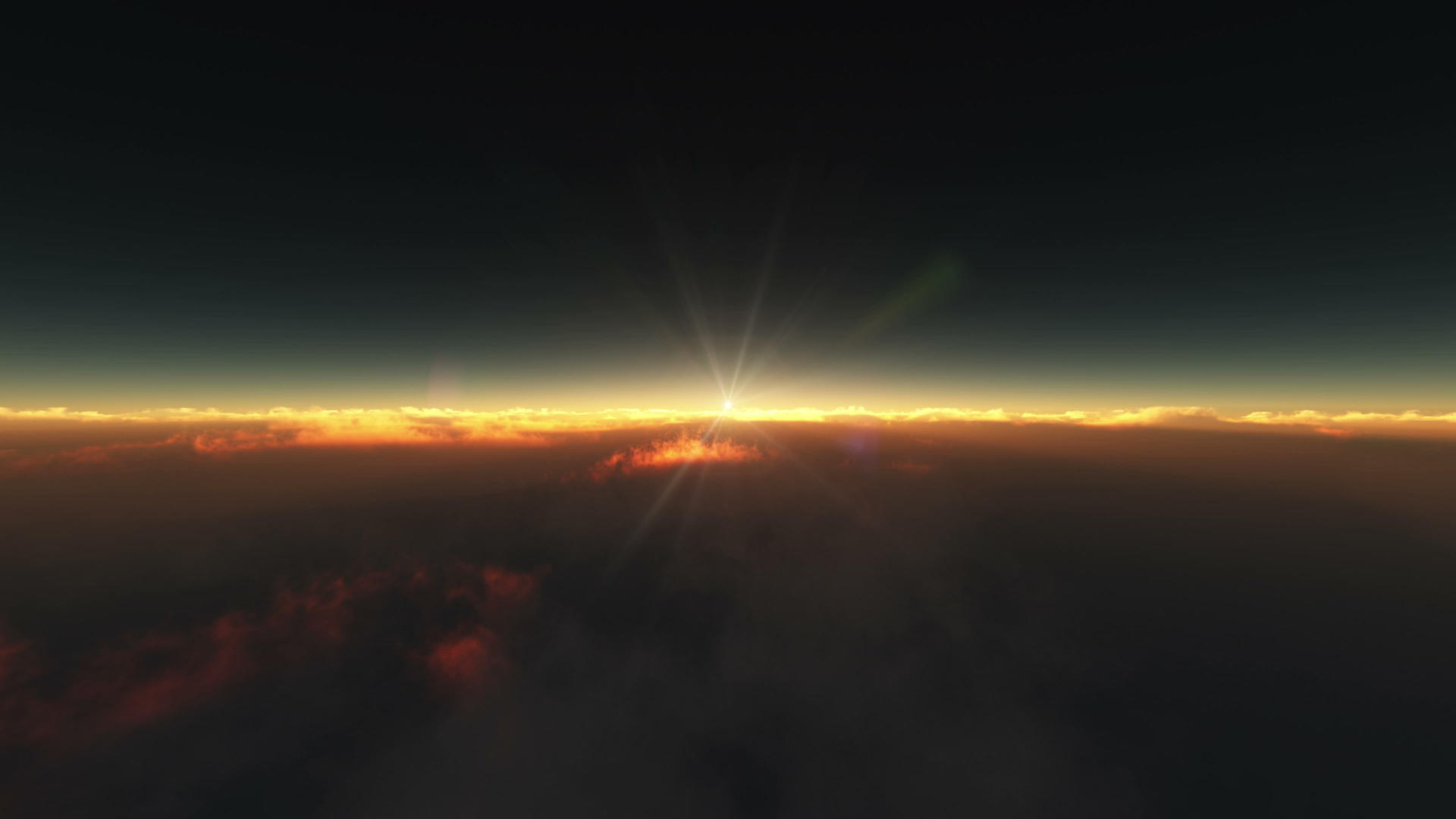 日出在云上飞翔视频的预览图
