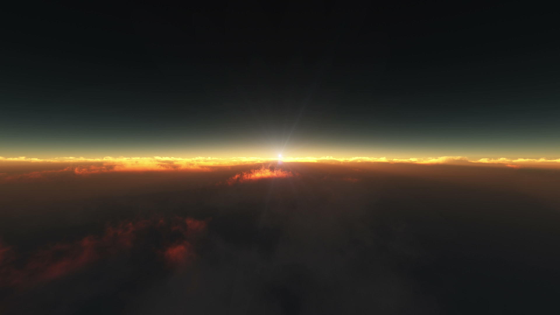 日出在云上飞翔视频的预览图