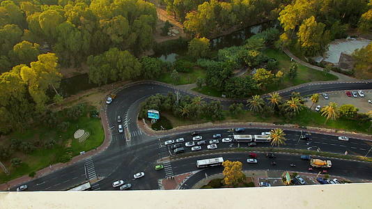 从上面的十字路口电话Aviv视图视频的预览图