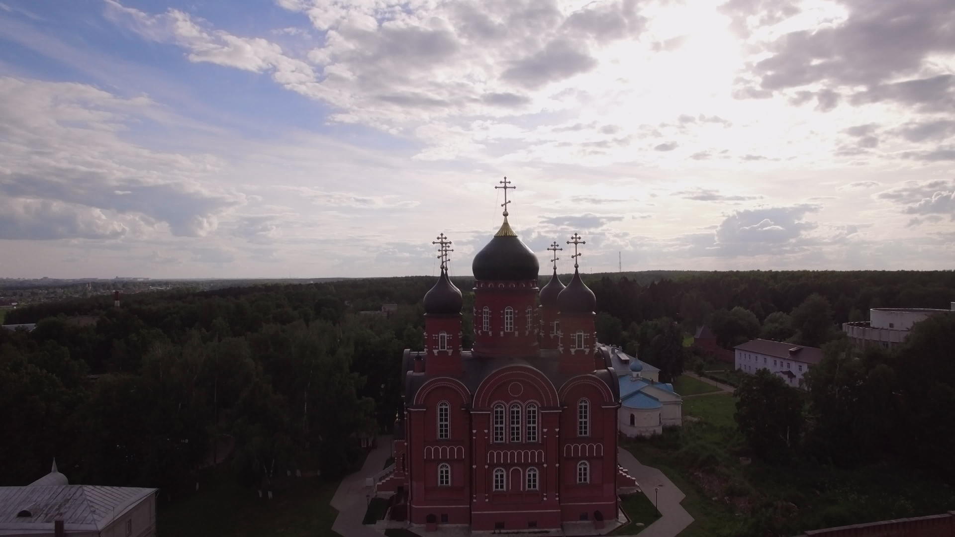 天顶大教堂和俄罗斯卢基诺的天顶大教堂视频的预览图