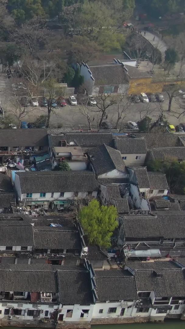 苏州虎丘山风景区航拍5A景区断梁殿建筑群视频视频的预览图