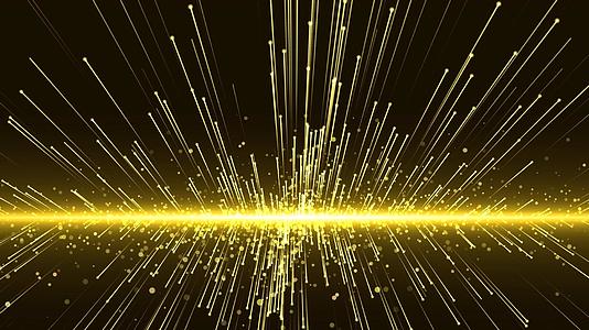 金色大气粒子拖尾光效动态视频元素视频的预览图