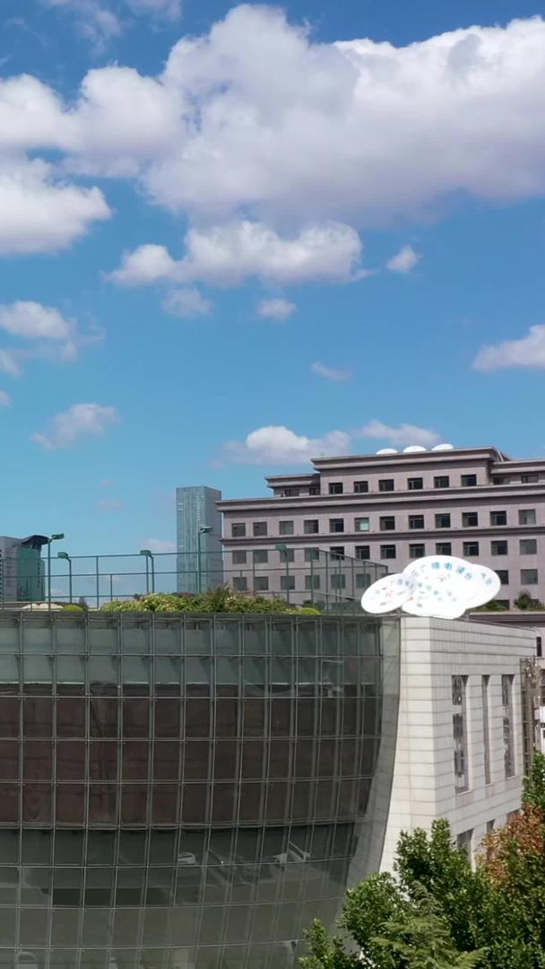 石家庄航拍广电中心大楼视频的预览图