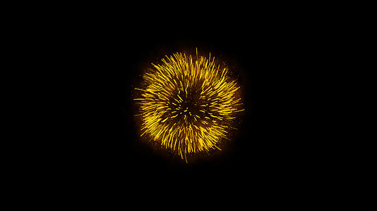 金色粒子爆炸元素带透明度通道视频的预览图