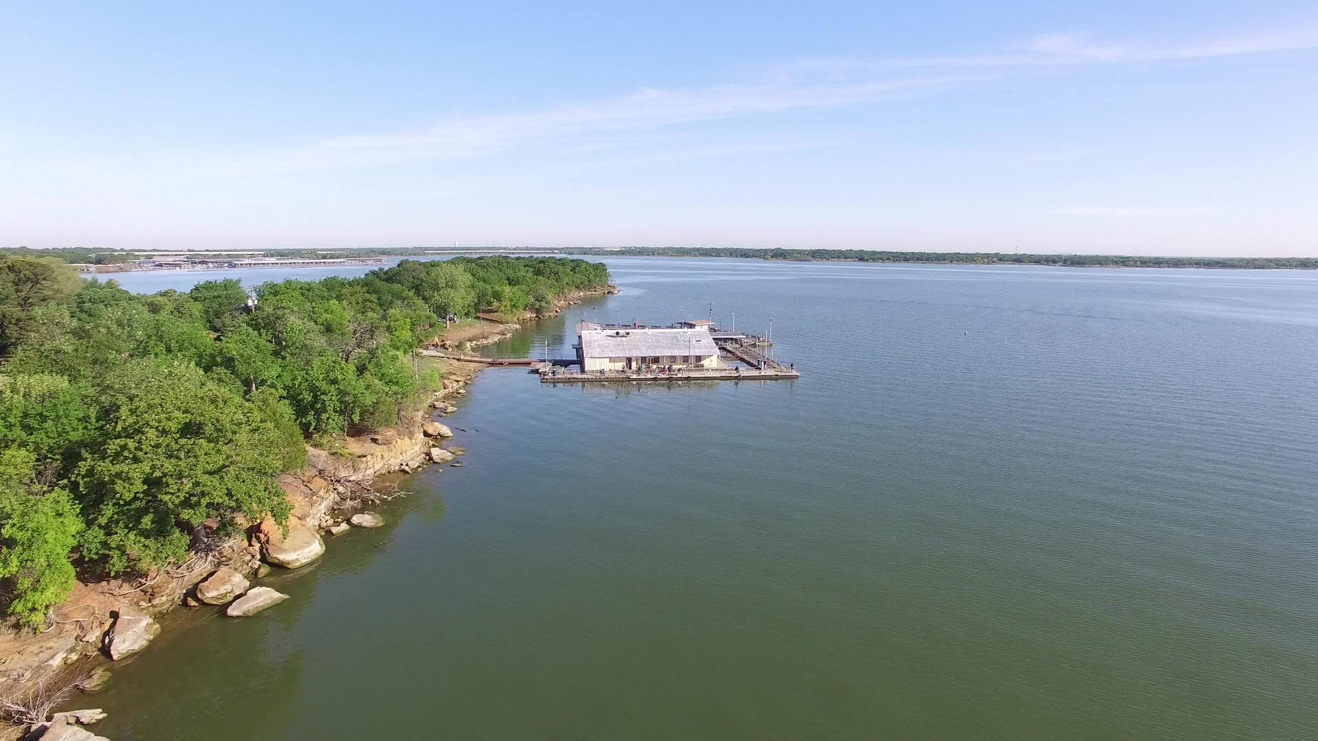 路易斯维尔湖路易斯维尔渔船视频视频的预览图
