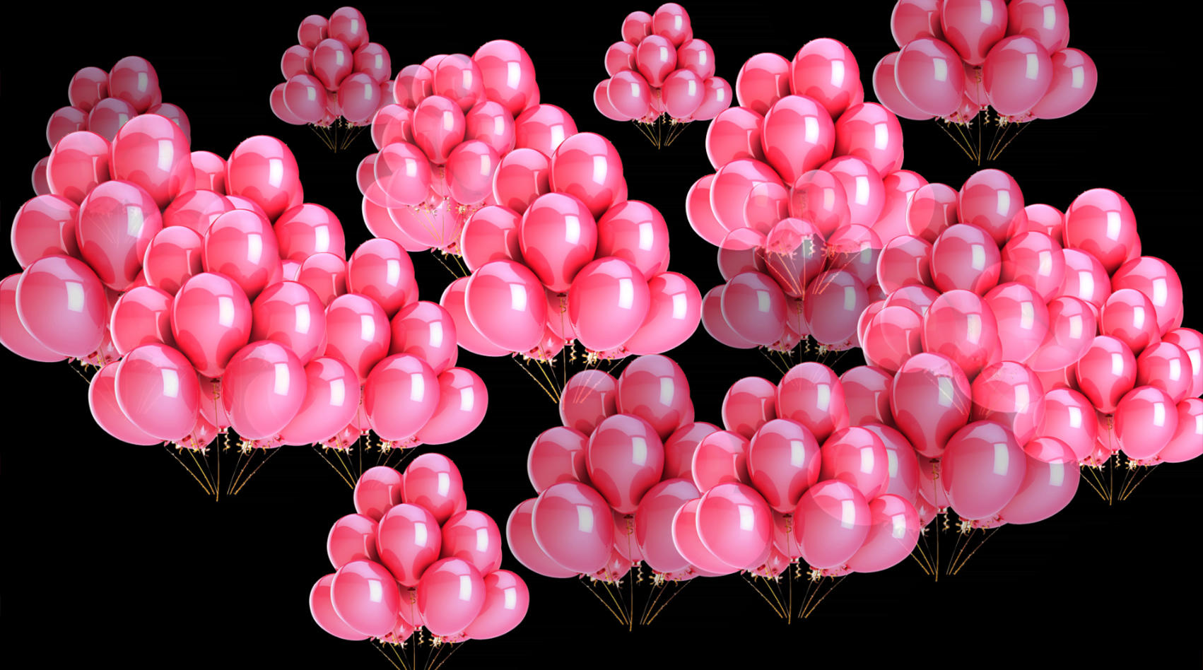 气球漂浮上升动画元素带透明度视频的预览图