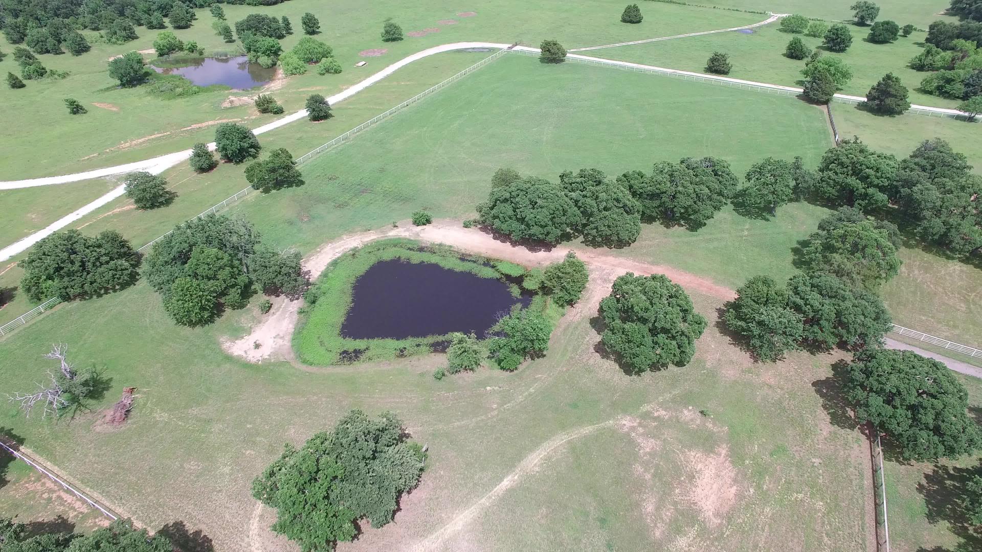 视频在空中飞过一个池塘视频的预览图