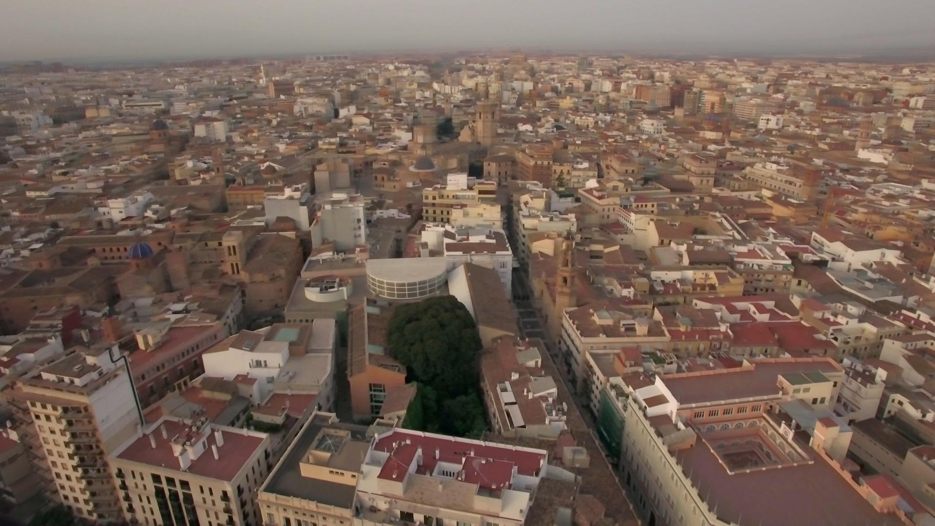 晨空飞行波音Valencia上空视频的预览图