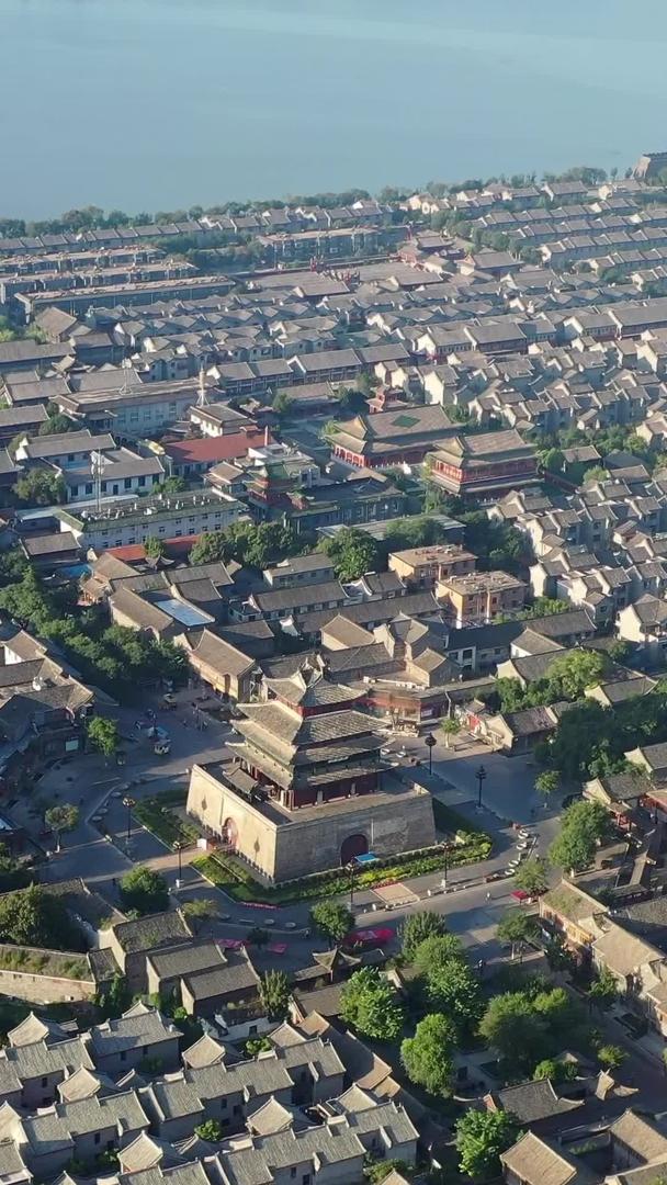 山东省聊城古城全景视频视频的预览图