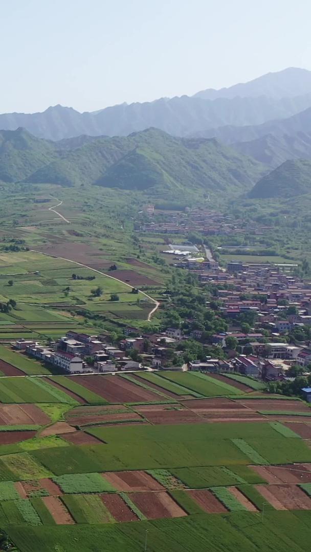 万亩良田在秦岭山下视频的预览图