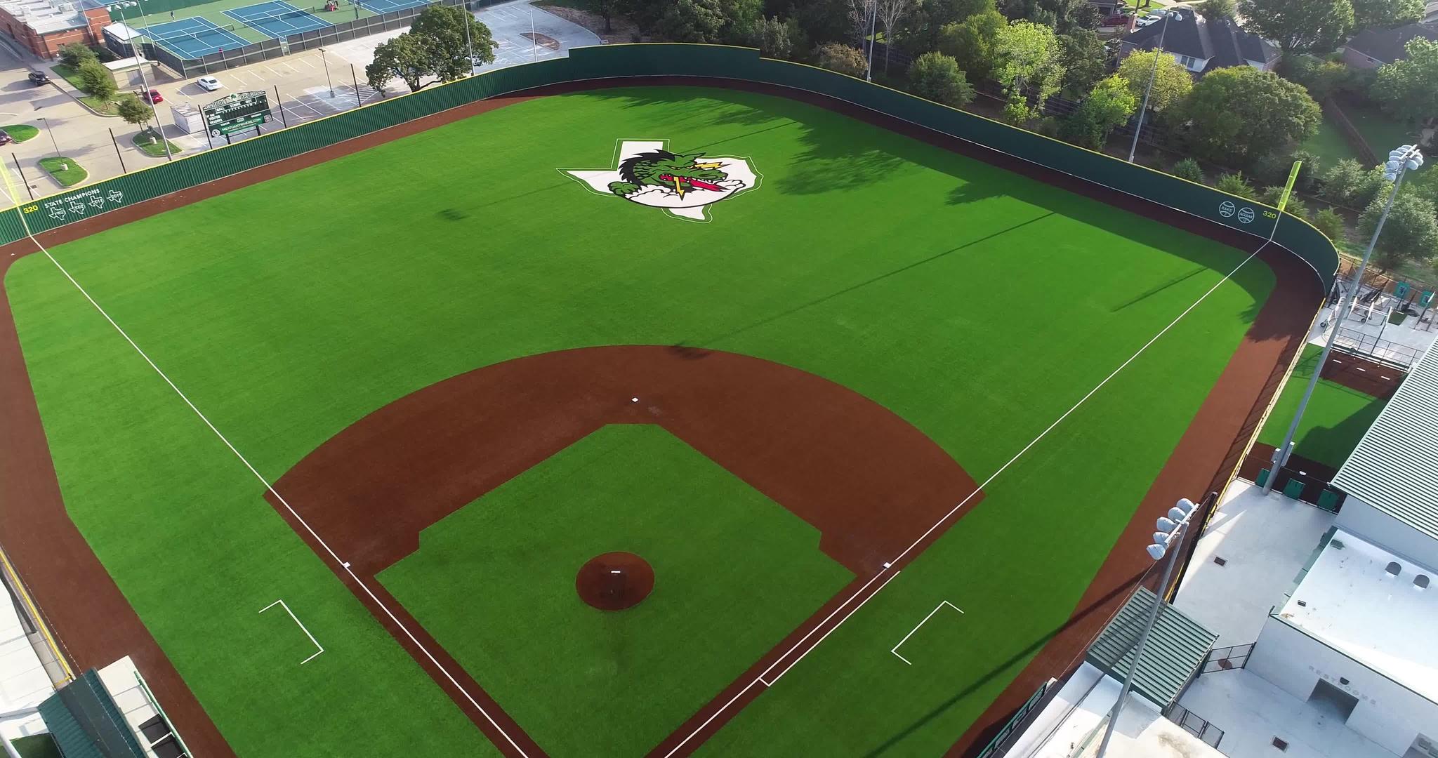 南湖卡罗尔棒球场空中视频视频的预览图