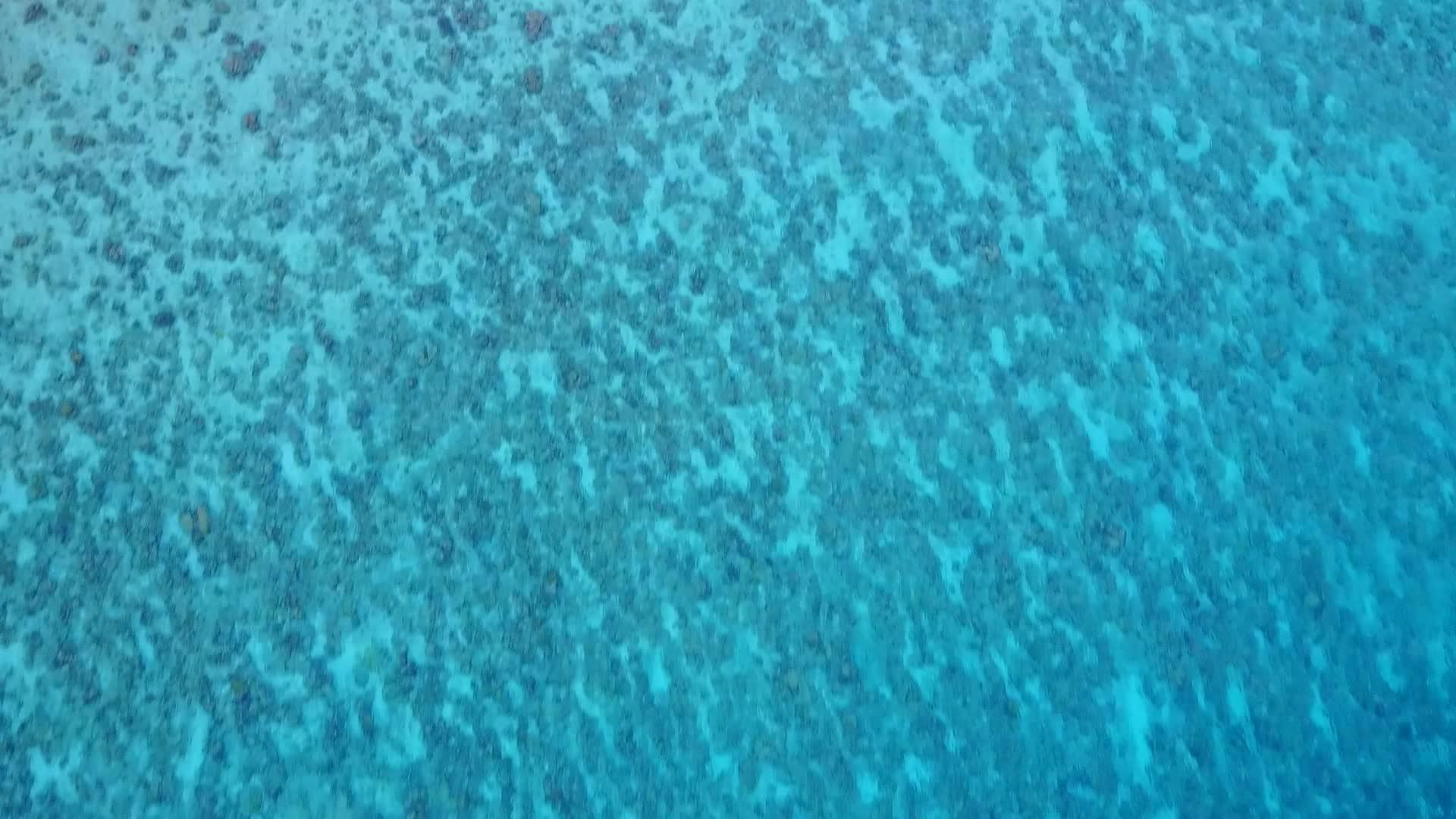 水蓝环礁湖和白色蓝环礁湖和白色海滩冒险无人驾驶视频的预览图