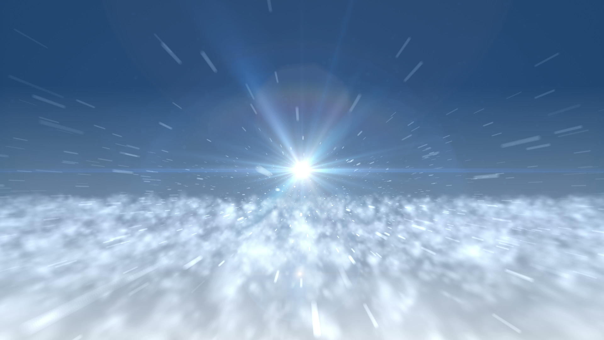 日光4k照亮云上的苍蝇视频的预览图