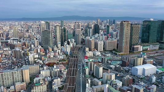 日本的城市建筑视频的预览图