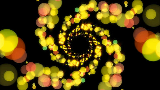 透明通道炫彩粒子旋涡素材视频的预览图