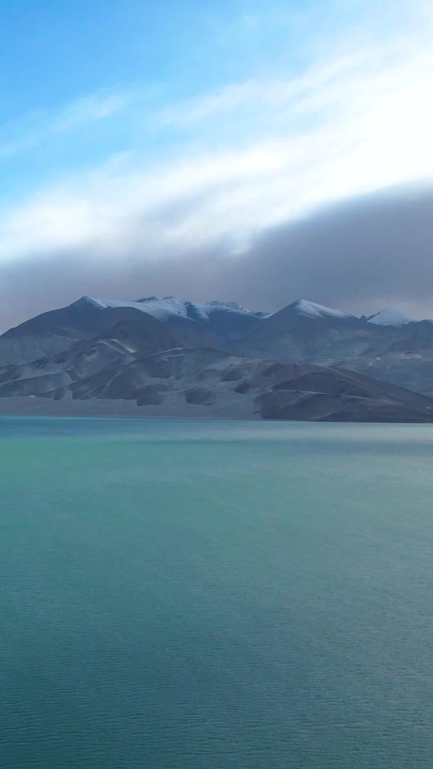 新疆南部帕米尔高原旅游景点5A白沙湖风景名胜视频的预览图