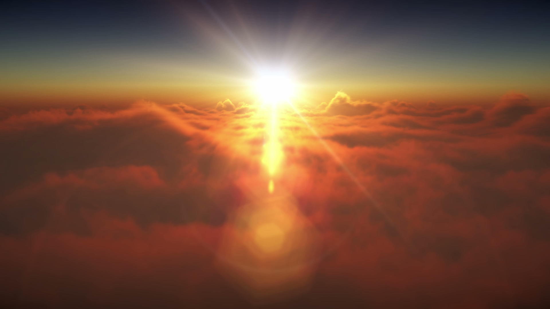 日落时的云视频的预览图