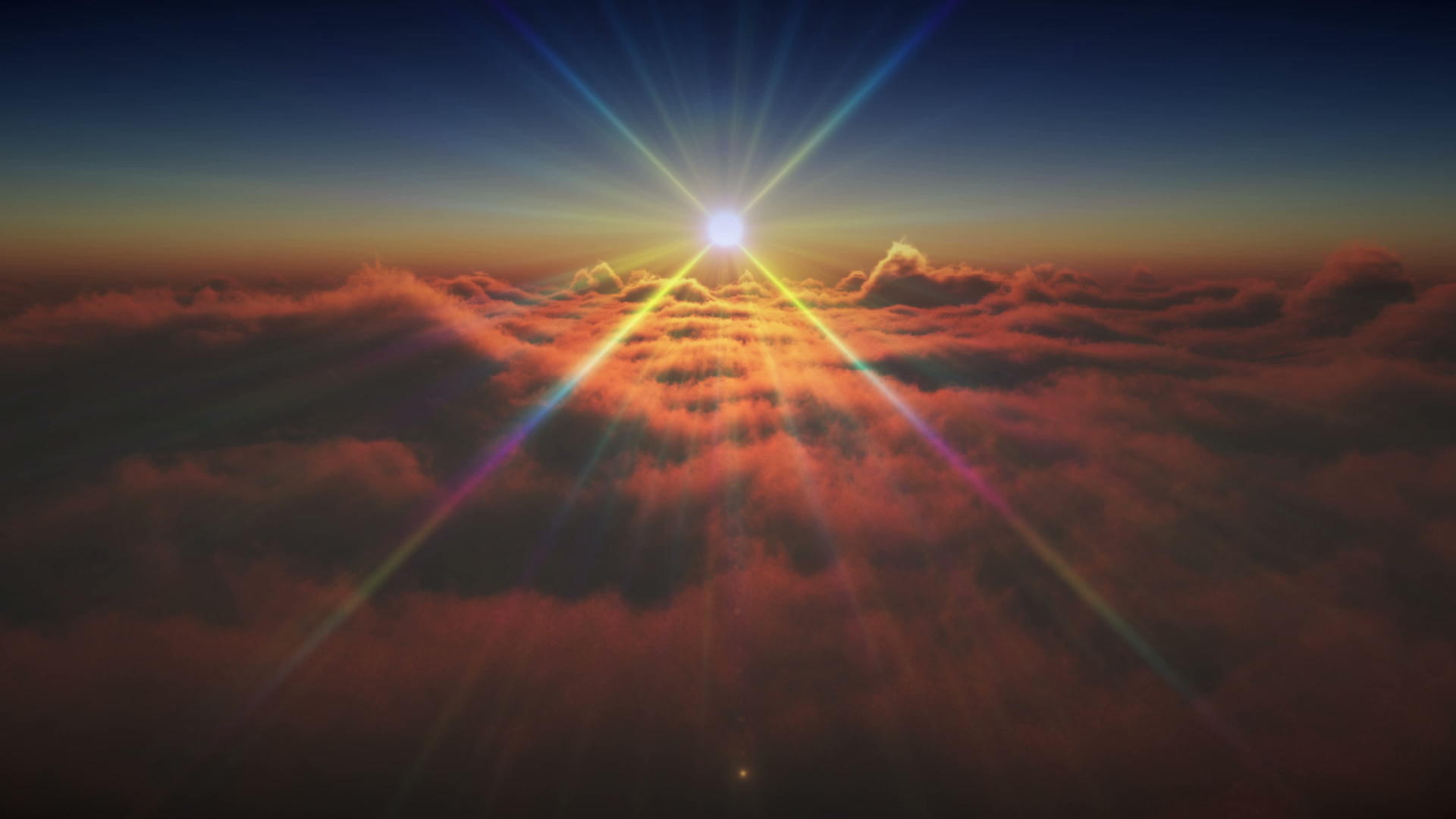 日落时的云视频的预览图