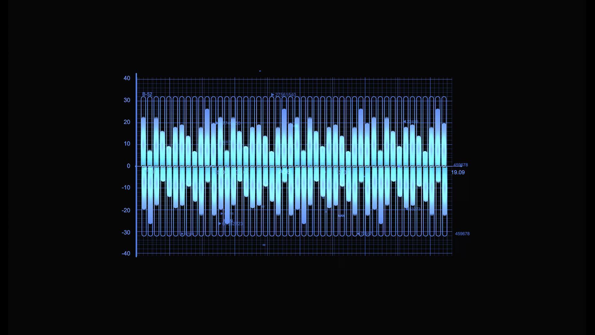 科技波形数据表动画视频的预览图