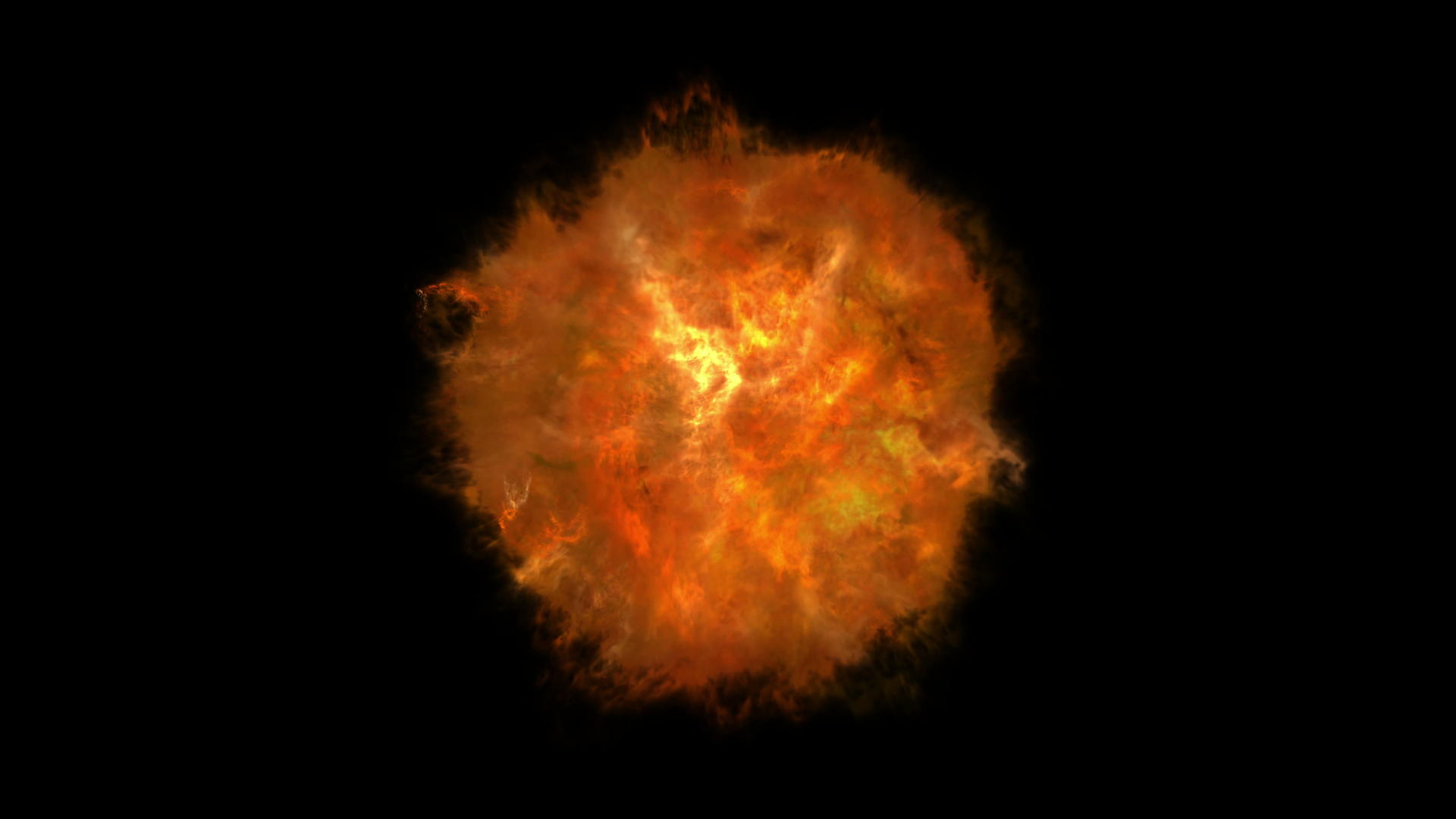 抽象火球4k视频的预览图