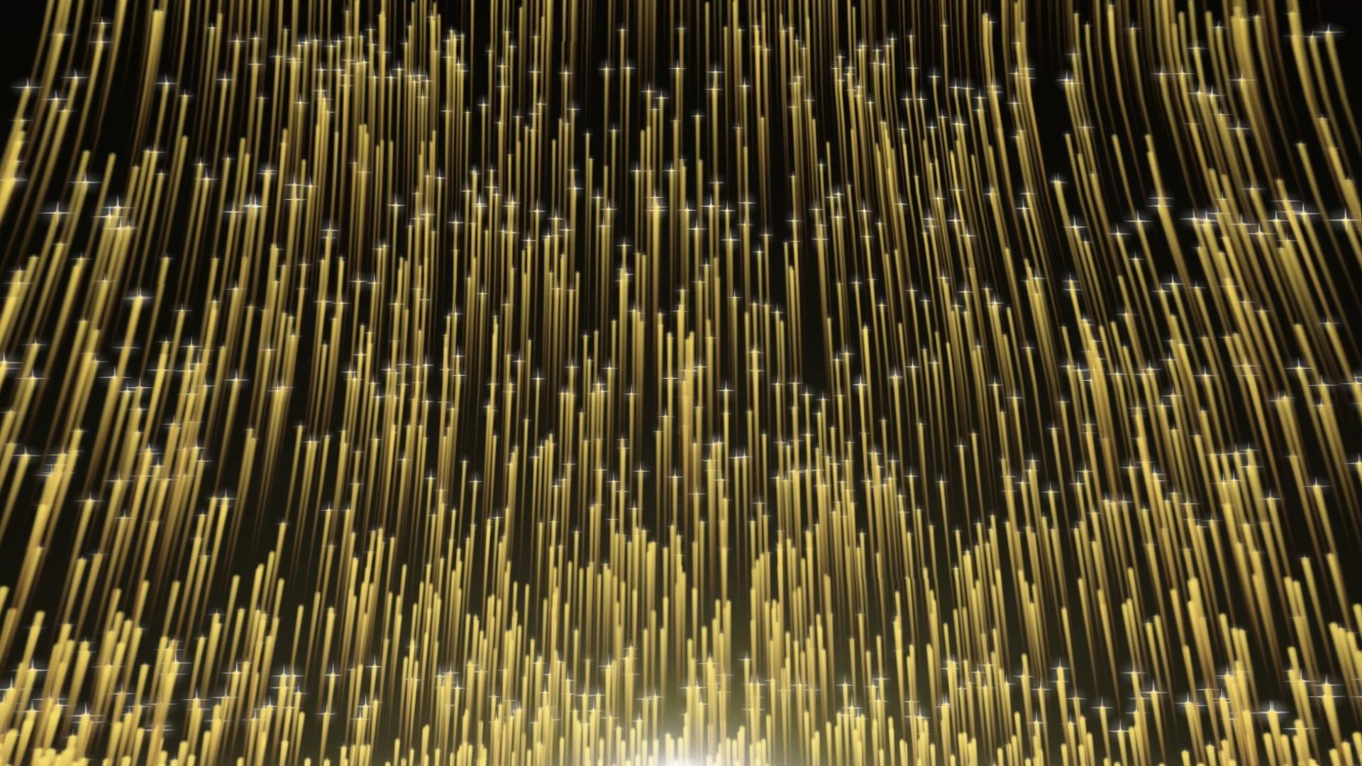 大气金色粒子上升颁奖典礼视频元素视频的预览图