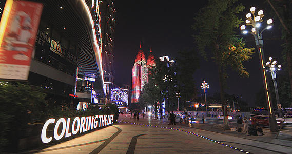 重庆夜景商圈视频的预览图