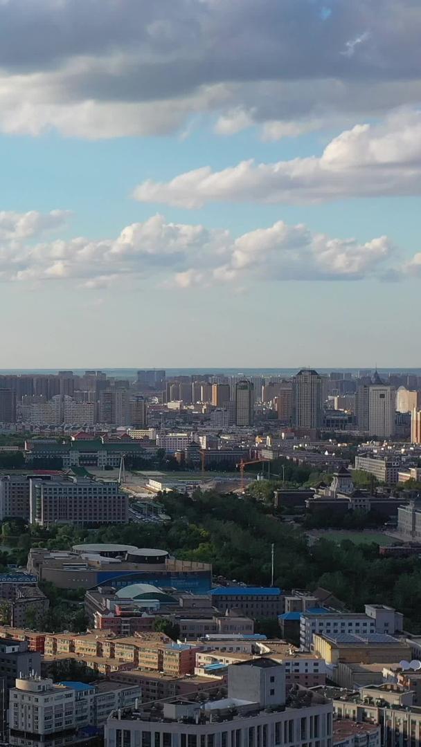 长春城市风景航拍视频视频的预览图