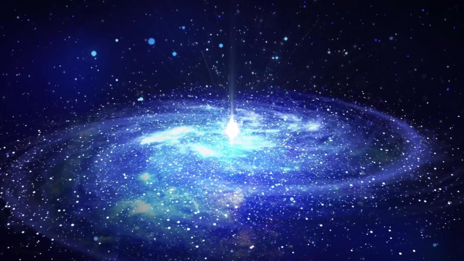 4K梦幻星空粒子舞台背景视频视频的预览图