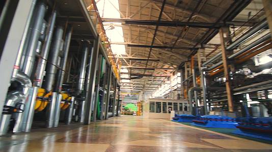 工业工厂内部工业工厂背景工厂视频的预览图