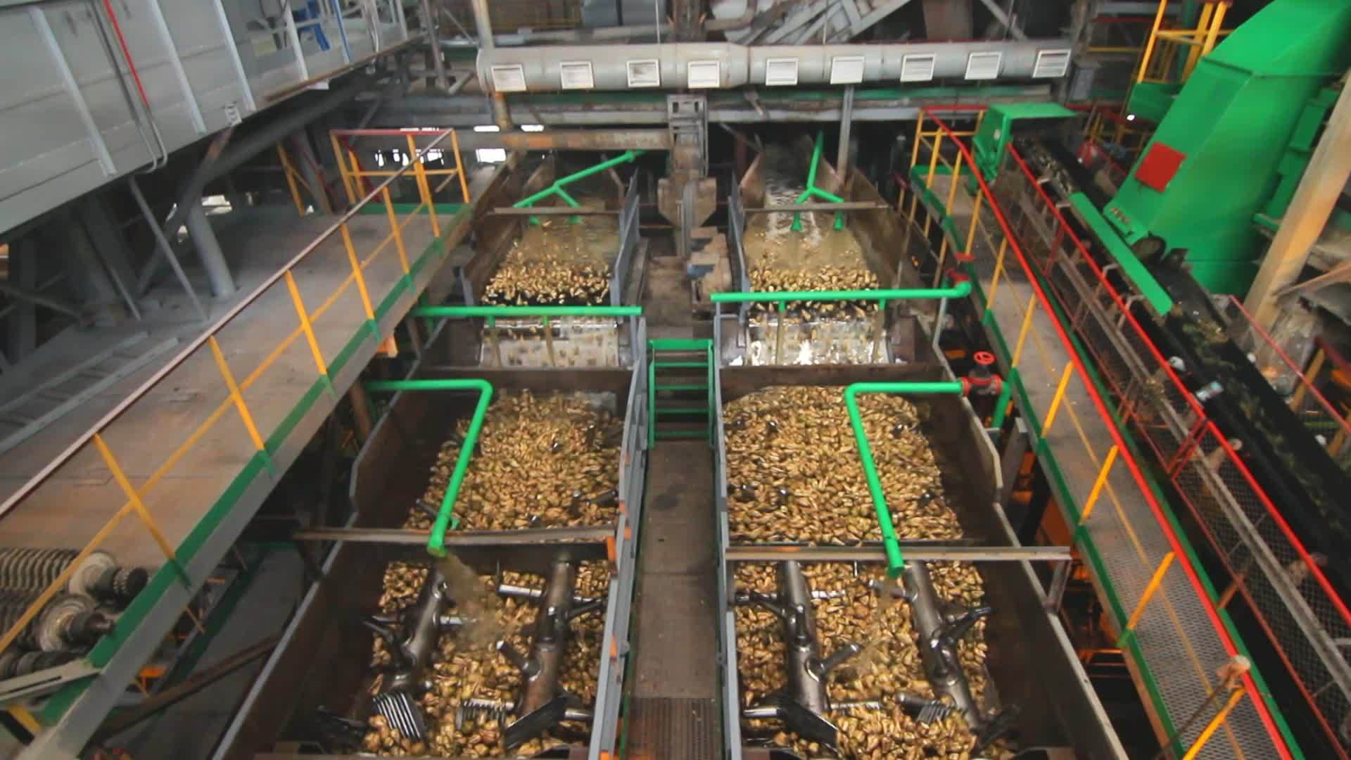 食糖加工厂机械食品加工厂洗衣机视频的预览图