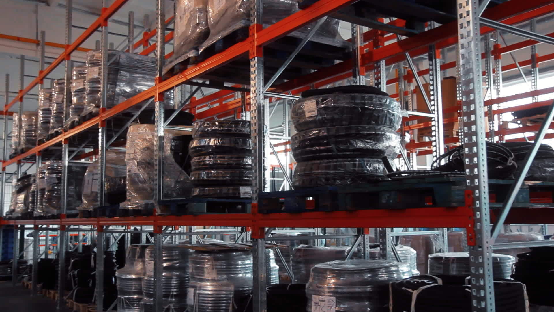 仓库工业货物配送系统工厂仓库视频的预览图