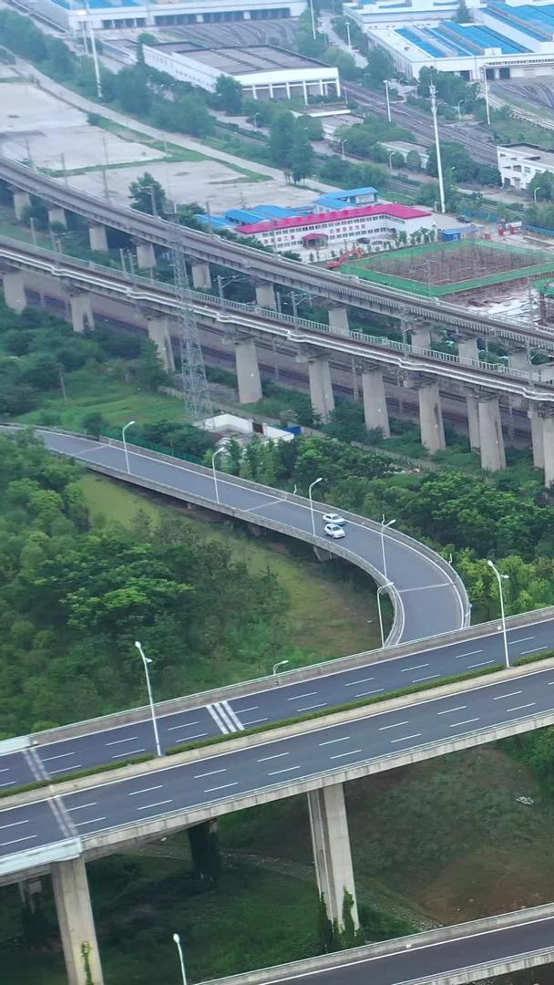 武汉三环线航拍交通视频的预览图