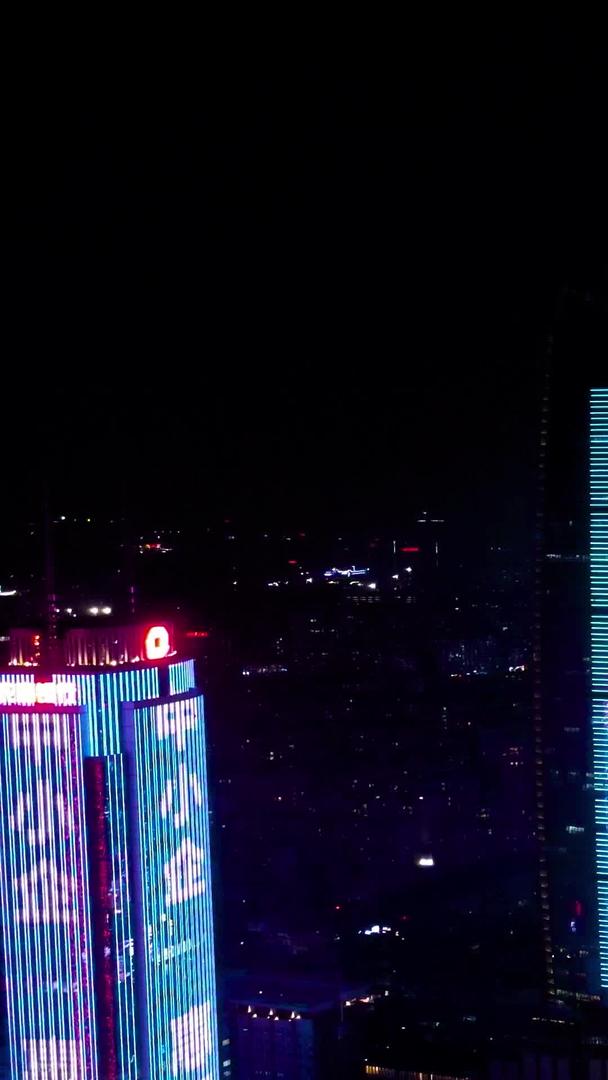 广东东莞城市夜景航拍视频的预览图